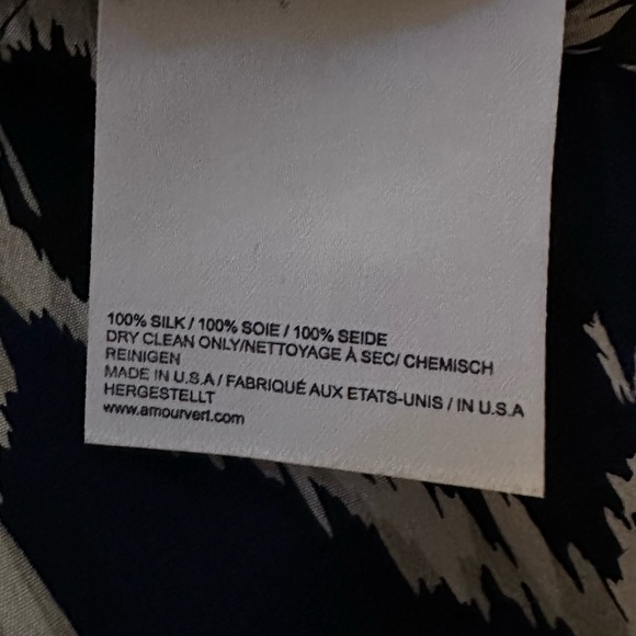 Amour Vert Tribal Pattern Silk Pant EUC - Picture 4 of 4